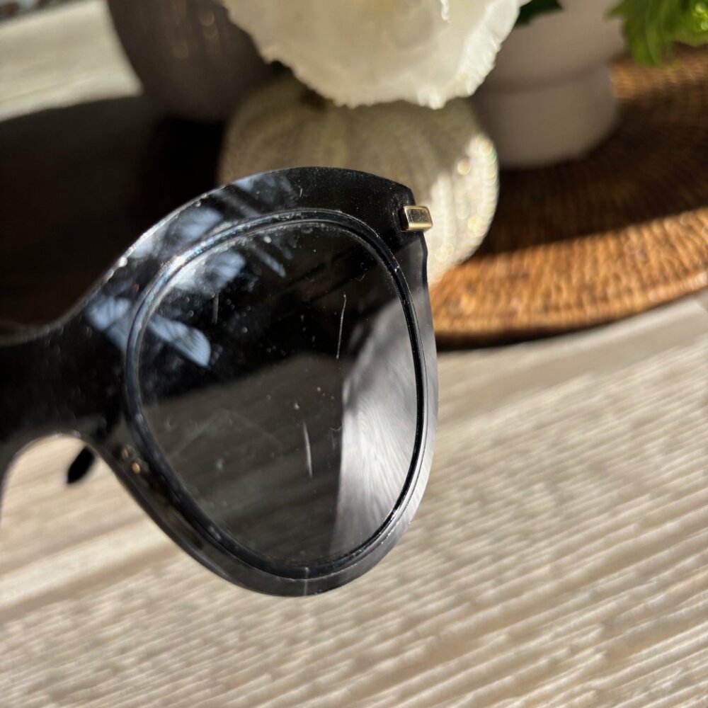 Dolce & Gabbana Cat Eye DG2172 02/87 Gray Gold Translucent Sunglasses Italy - Picture 6 of 8